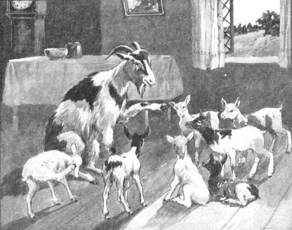 De wolf en de 7 geitjes