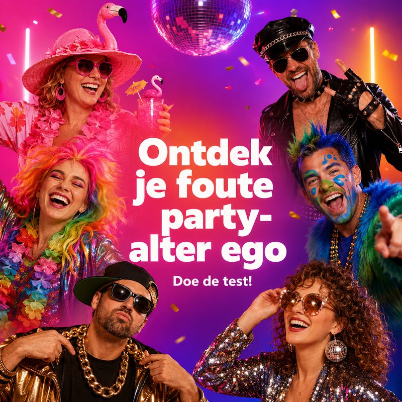Ontdek je foute party-alter ego