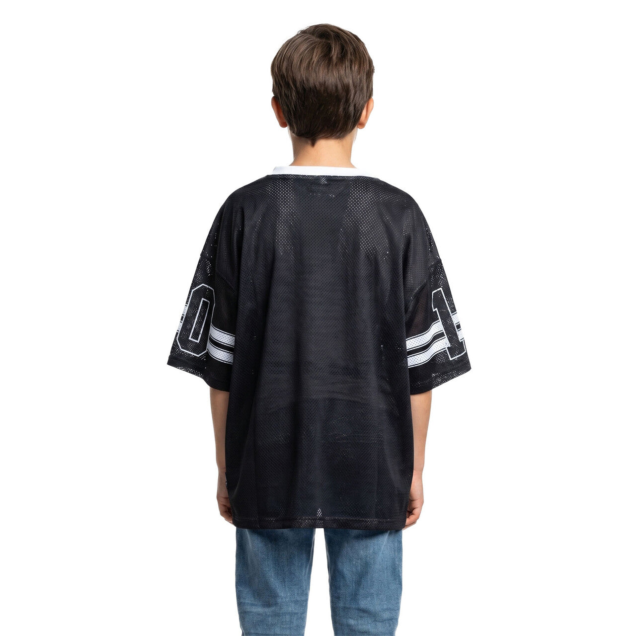 Op deze afbeelding zie je een Kostuums, van het merk Wilbers. Sky Star IJshockeyshirt Zwart (Oversized) Kind