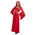 Lady Redhood Van Adel Vrouw Kostuum