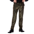 Broek Metallic Gouden Disco Man
