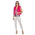 Boho Fur Look Gilet Roze Unisex