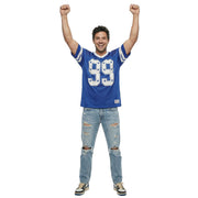 Op deze afbeelding zie je een Kostuums, van het merk Wilbers. Retro Stars IJshockeyshirt Blauw (Oversized)