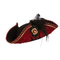 Sierlijke Piratenhoed Rood