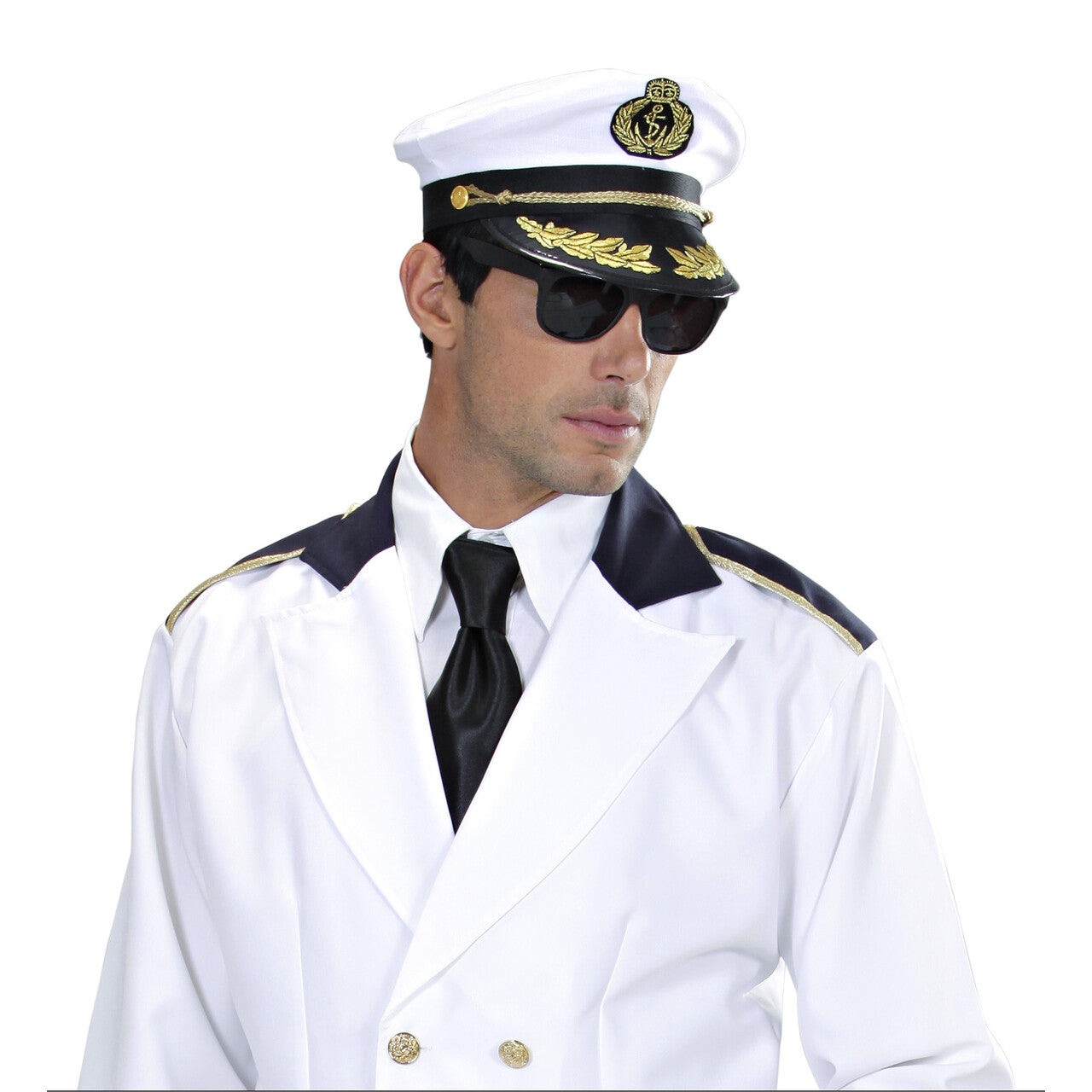 Op deze afbeelding zie je een Accessoires, van het merk Widmann. Cruiseship Captain Luxe Kapiteinspet