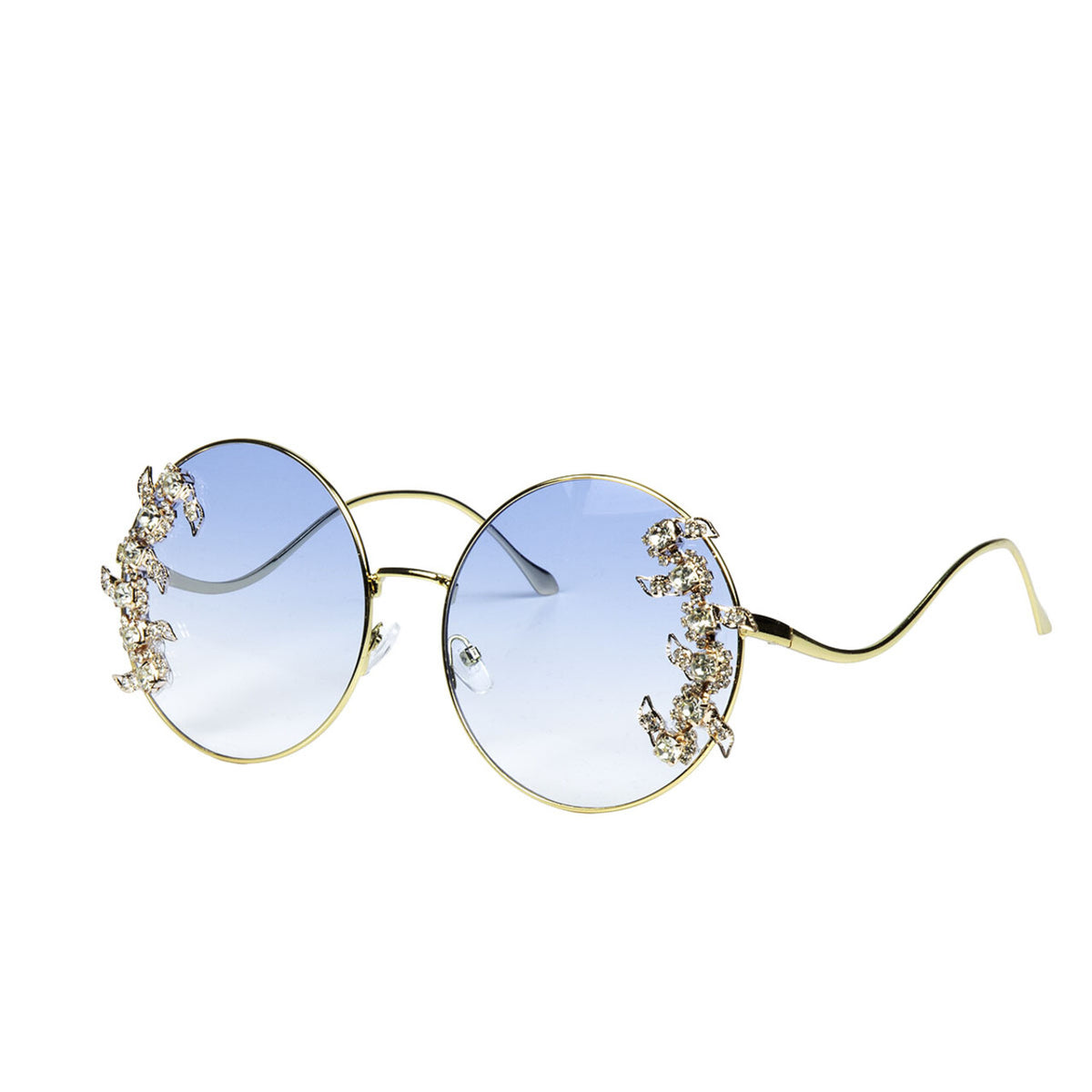 Op deze afbeelding zie je een Accessoires, van het merk Wilbers. Classy Messy Festival Bril Blauw