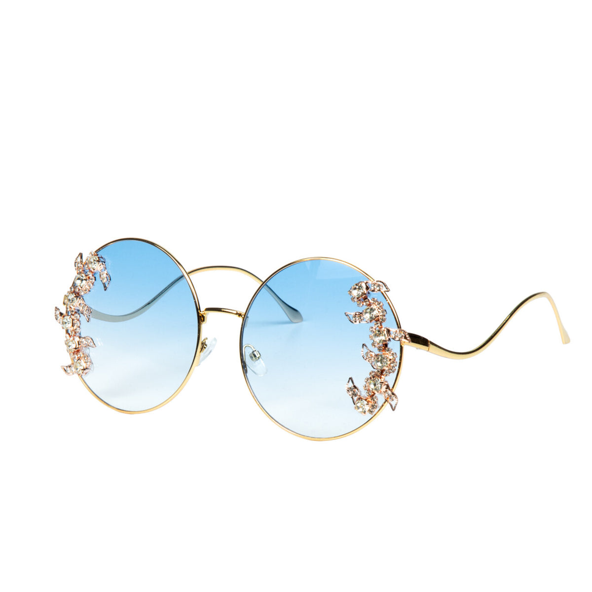 Op deze afbeelding zie je een Accessoires, van het merk Wilbers. Classy Messy Festival Bril Blauw