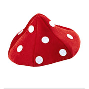 Op deze afbeelding zie je een Accessoires, van het merk Widmann. Rood Met Witte Stippen Paddenstoel Muts