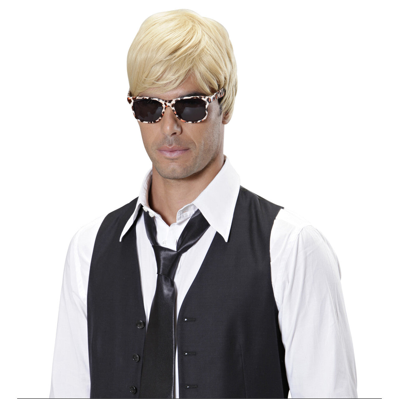 Op deze afbeelding zie je een Accessoires, van het merk Widmann. Bril Luipaard