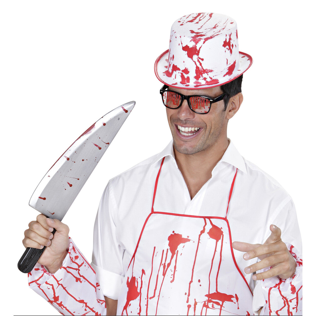 Op deze afbeelding zie je een Accessoires, van het merk Widmann. Bloody Bloederige Bril
