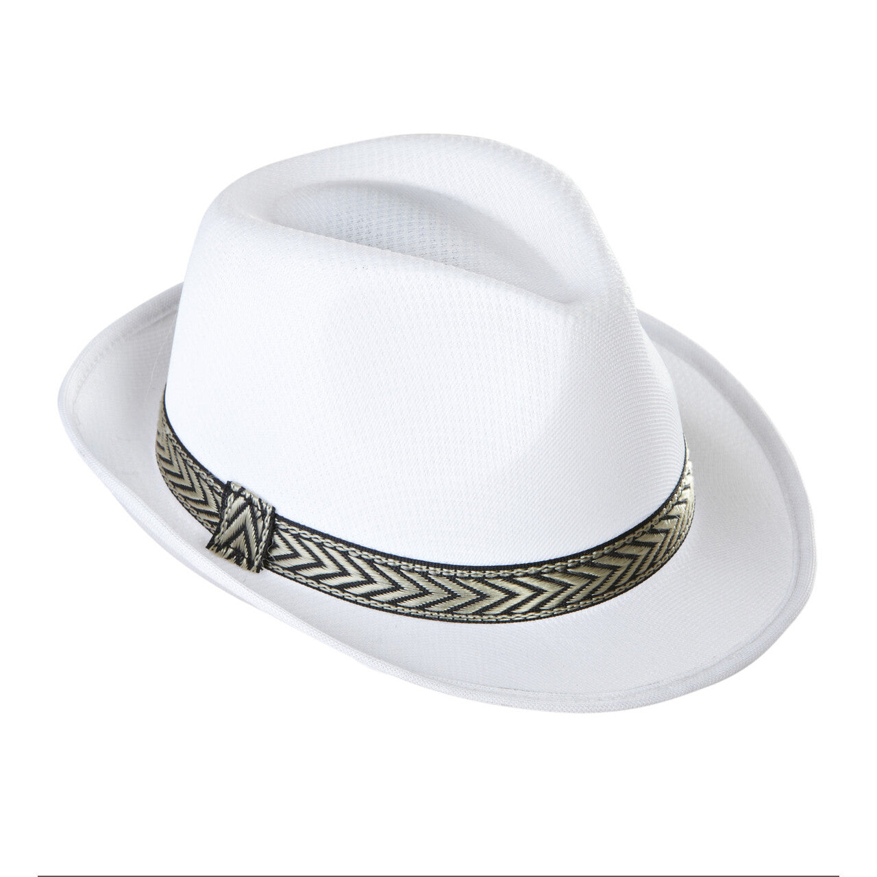 Op deze afbeelding zie je een Accessoires, van het merk Widmann. Fedora Deukhoed Panama Wit