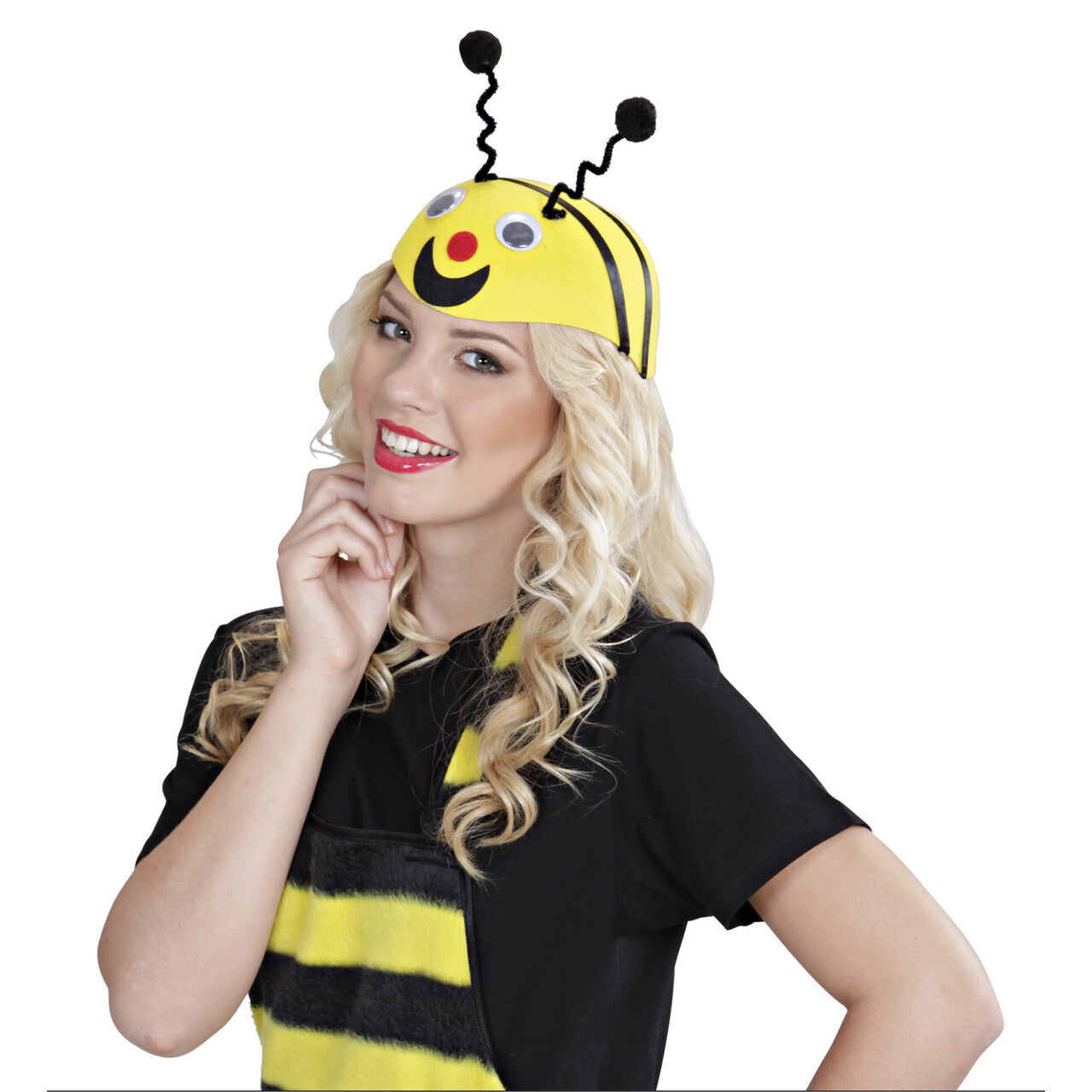 Op deze afbeelding zie je een Accessoires, van het merk Widmann. Bij Hoed Vilt Met Antennes