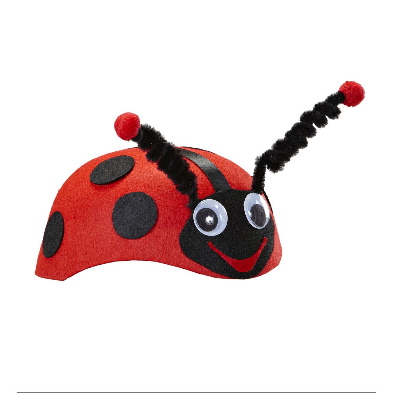 Op deze afbeelding zie je een Accessoires, van het merk Widmann. Lieveheersbeestje Hoed Vilt Met Antennes