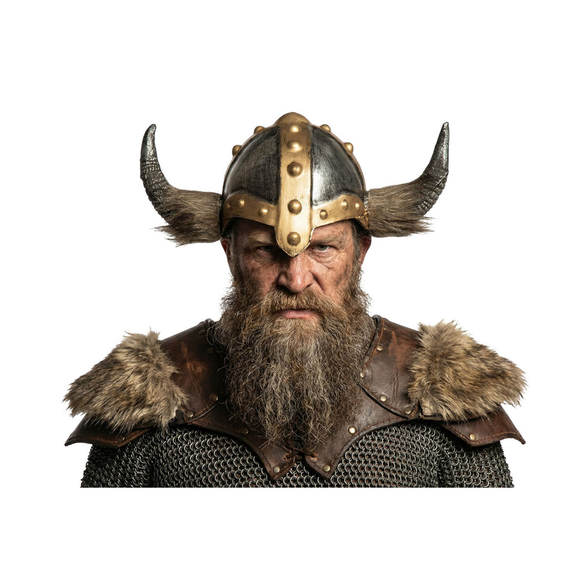 Op deze afbeelding zie je een Accessoires, van het merk Wilbers. Barbaarse Viking Helm