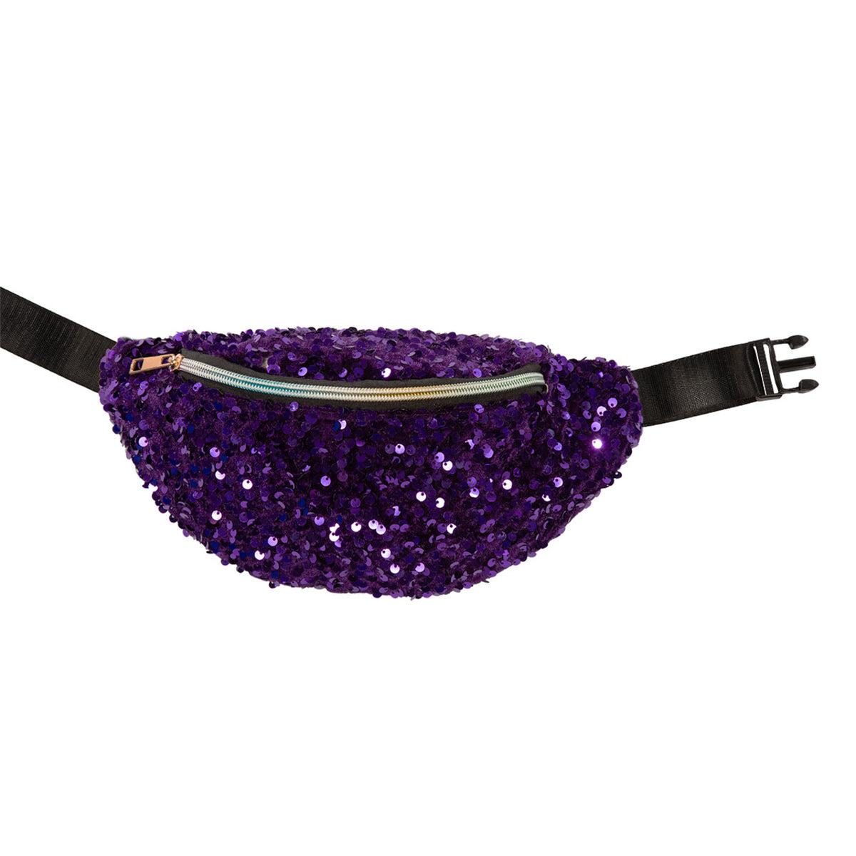 Op deze afbeelding zie je een Accessoires, van het merk Wilbers. Pailletten Heuptas Paars