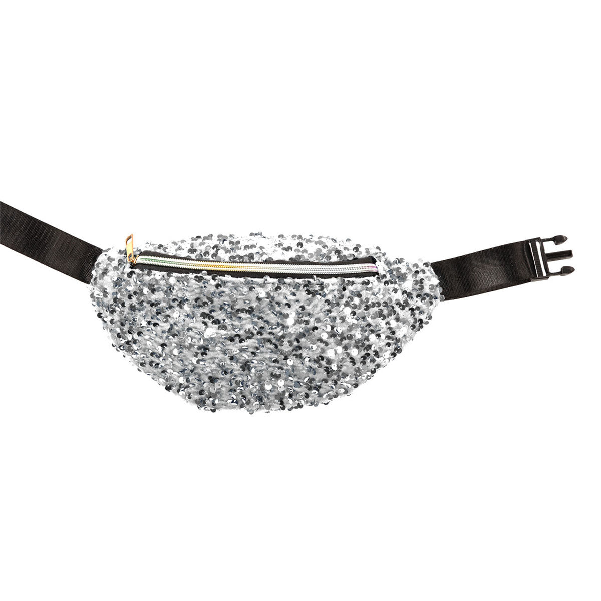 Op deze afbeelding zie je een Accessoires, van het merk Wilbers. Pailletten Heuptas Zilver