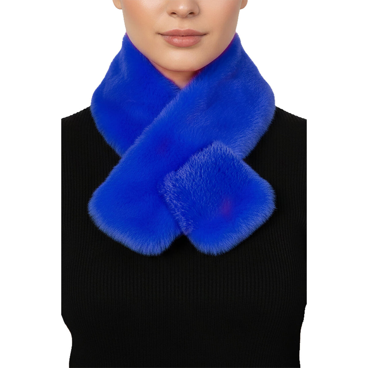 Op deze afbeelding zie je een Accessoires, van het merk Wilbers. Sjaal Bont Blauw