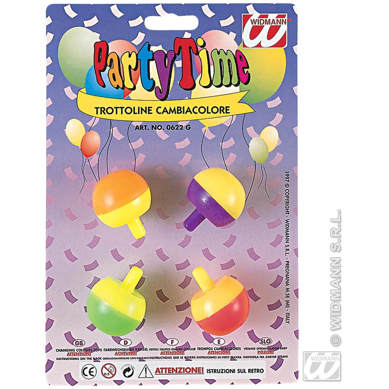 Op deze afbeelding zie je een Accessoires, van het merk Widmann. 4 Tollen Speelgoed Kinderen
