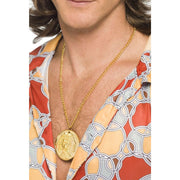 Op deze afbeelding zie je een Accessoires, van het merk Smiffy's. Gouden Medaillon
