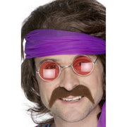 Op deze afbeelding zie je een Accessoires, van het merk Smiffy's. Groovy Bruine Snor