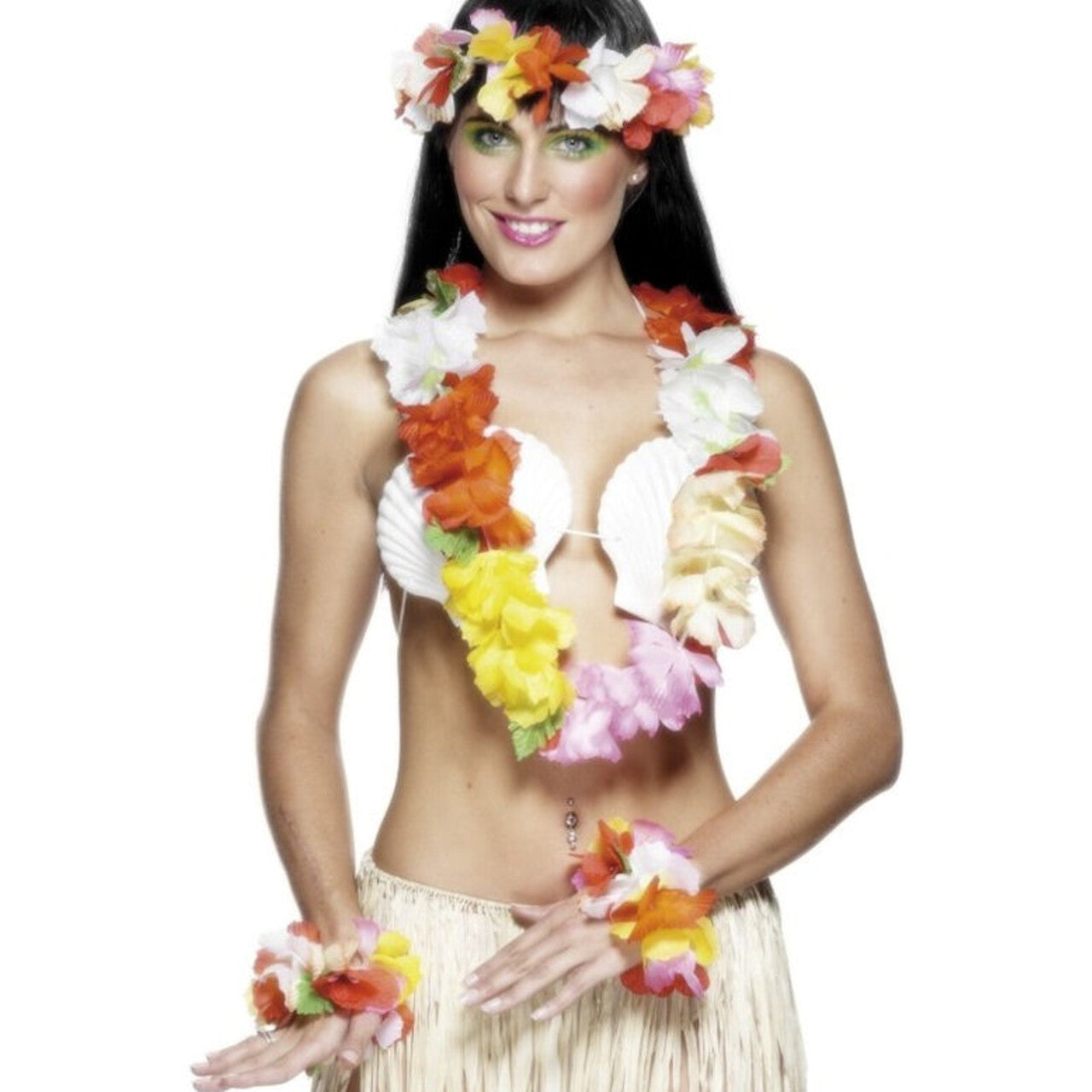 Op deze afbeelding zie je een Accessoires, van het merk Smiffy's. Hawaiaanse Set Honolulu