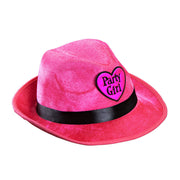 Op deze afbeelding zie je een Accessoires, van het merk Widmann. Fedora Deukhoed Party Girl Roze