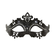 Op deze afbeelding zie je een Accessoires, van het merk Widmann. Oogmasker Venetie Glimmende Stenen Zwart