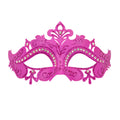 Oogmasker Venetie Glimmende Stenen Roze