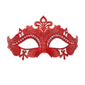 Oogmasker Venetie Met Glimmende Stenen Rood