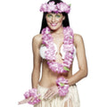 Roze Hawaiiaanse Leis Set