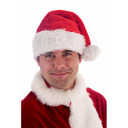 Op deze afbeelding zie je een Accessoires, van het merk Smiffy's. Luxe Fluwelen Kerstman Muts Volwassen