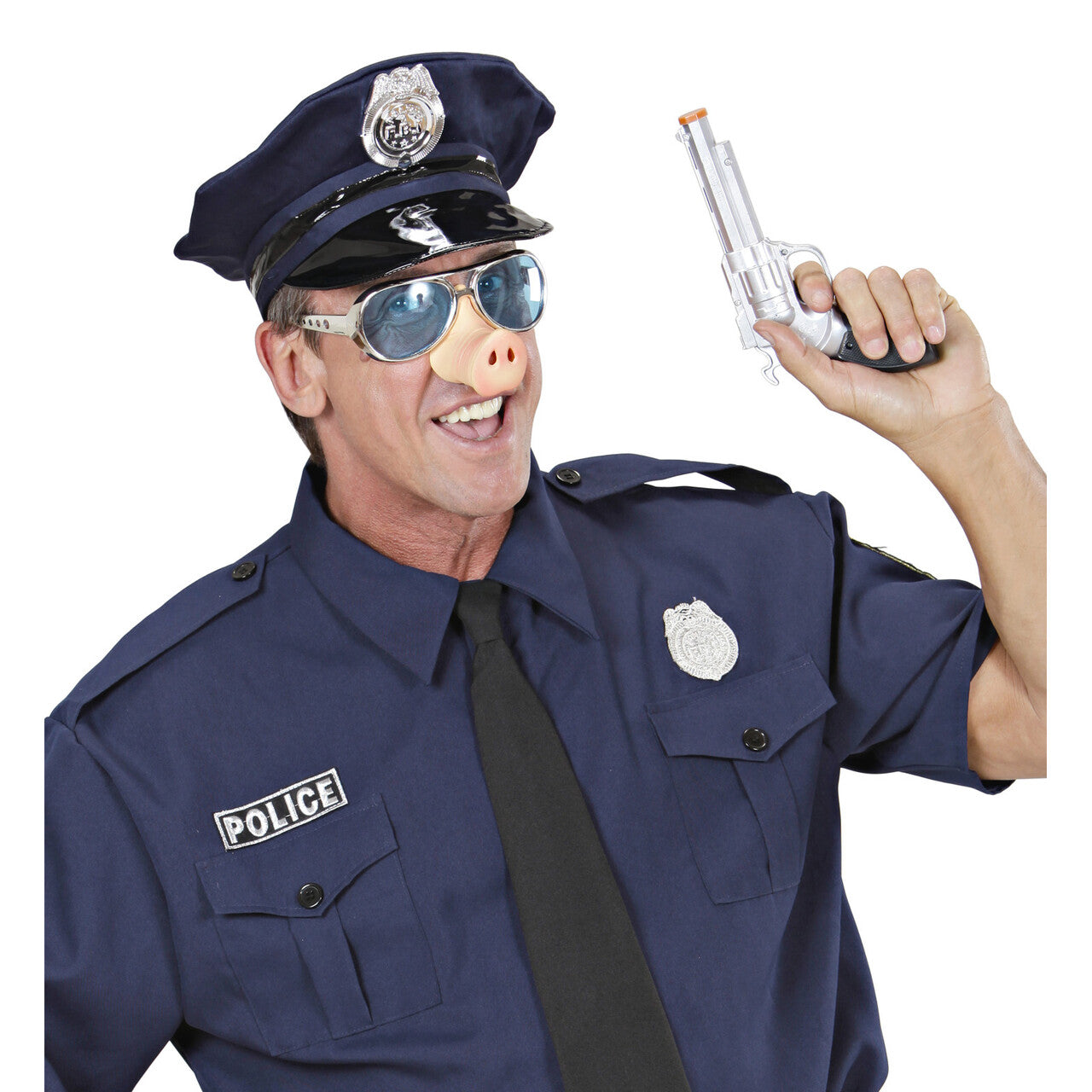 Op deze afbeelding zie je een Accessoires, van het merk Widmann. Bril Varkensneus