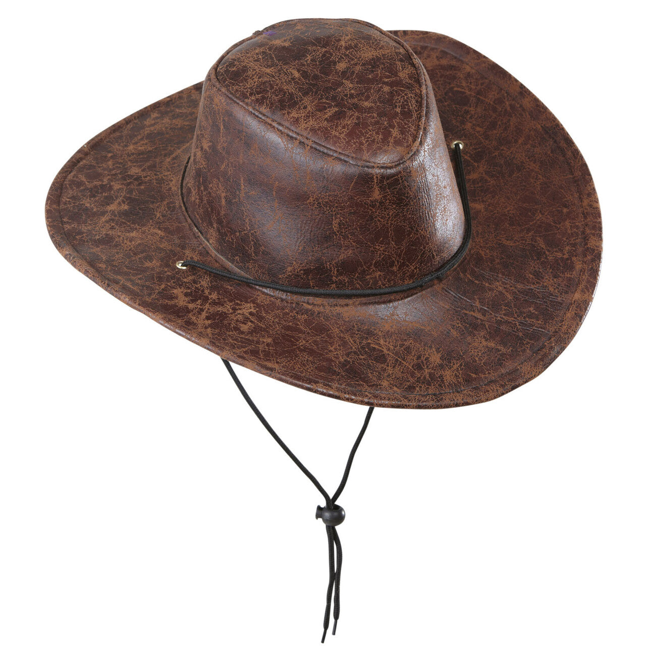 Op deze afbeelding zie je een Accessoires, van het merk Widmann. Cowboyhoed Lederlook Bruin