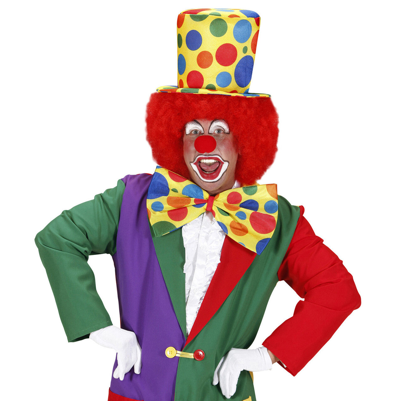 Op deze afbeelding zie je een Accessoires, van het merk Widmann. Grote Vrolijke Strik Clown
