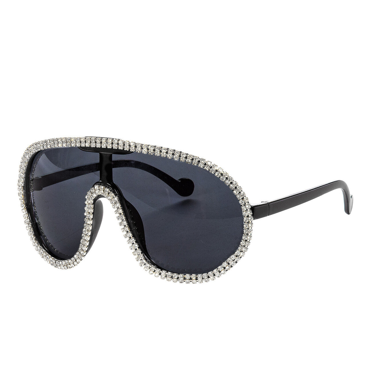 Op deze afbeelding zie je een Accessoires, van het merk Wilbers. Grote Playboy Bril Met Strass