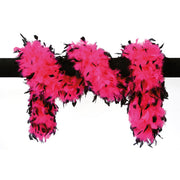 Op deze afbeelding zie je een Accessoires, van het merk Wilbers. Luxe Volle Boa 180 Centimeter Roze / Zwart