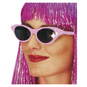 Op deze afbeelding zie je een Accessoires, van het merk Smiffy's. Rock N Roll Jaren 50 Zonnebril Met Juweeltjes Vrouw