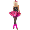 Miss Eighties Videoclip Dame Vrouw Kostuum