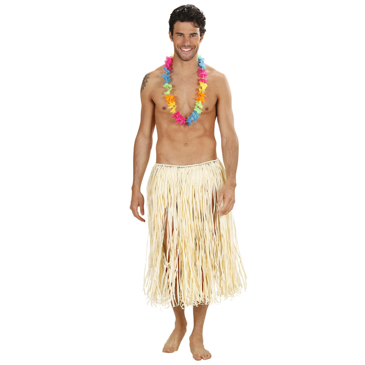 Op deze afbeelding zie je een Accessoires, van het merk Widmann. Hawai Krans Felle Kleuren