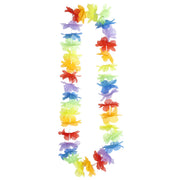 Op deze afbeelding zie je een Accessoires, van het merk Widmann. Hawai Krans Regenboogkleuren