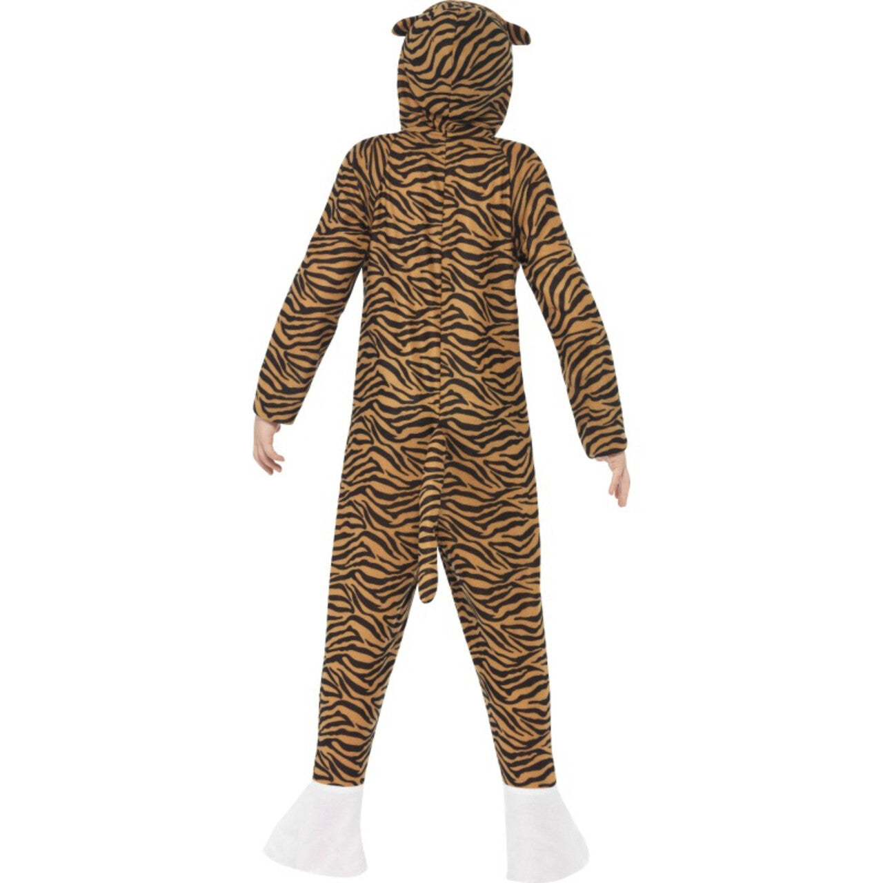 Op deze afbeelding zie je een Kostuums, van het merk Smiffy's. Bruine Niet Echt Enge Tijger Jumpsuit Kind Kostuum