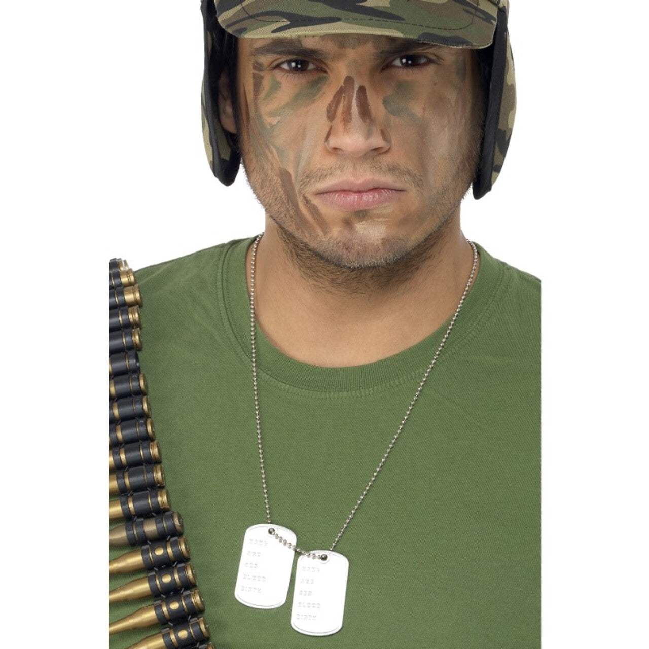 Op deze afbeelding zie je een Accessoires, van het merk Smiffy's. Dogtag Naamplaatje Soldaat Aan Ketting
