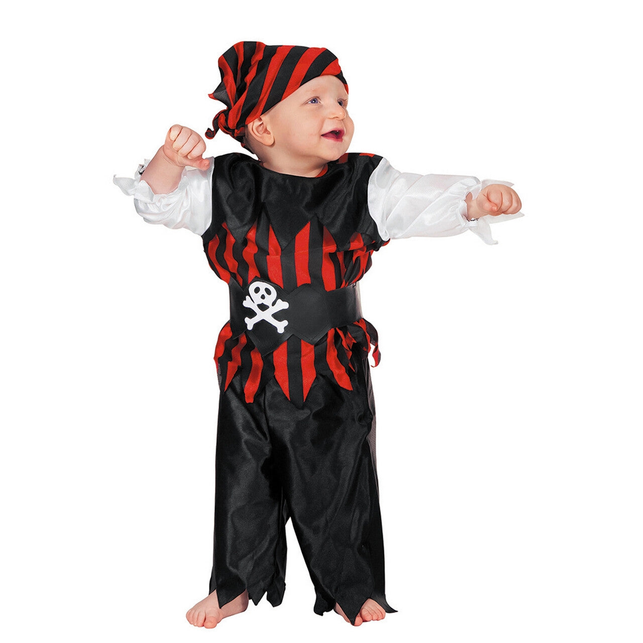Op deze afbeelding zie je een Kostuums, van het merk Wilbers. Baby-Bay Piratenjongen Kostuum