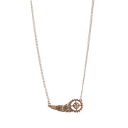 Op deze afbeelding zie je een Accessoires, van het merk Wilbers. Ketting Steampunk Time Flying