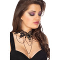 Gothic Elegance Ketting Met Kant