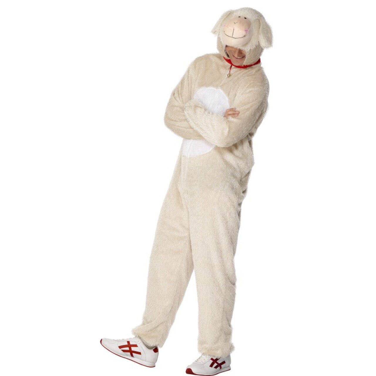 Op deze afbeelding zie je een Kostuums, van het merk Smiffy's. Schattig Schaap Kostuum