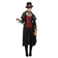 Steampunk Vampier 19e Eeuw Jas Vrouw Kostuum
