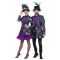 Lady Luxe Jacquardjas Groen / Paars Vrouw