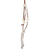 Op deze afbeelding zie je een Accessoires, van het merk Wilbers. Hoofdband Super Hippie Met Bloemen En Peace Tekens