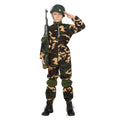 Desert Storm Commando Camouflage Kostuum Bruin Jongen